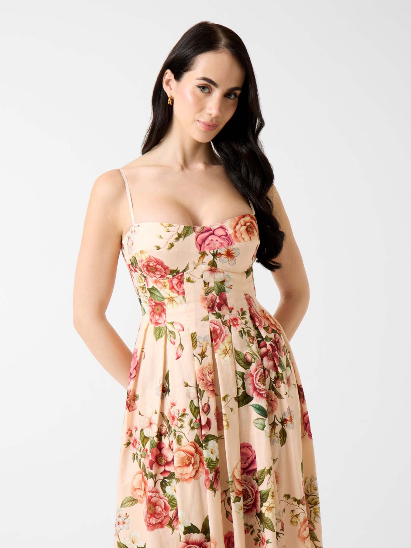Vestido Midi Floral Bria