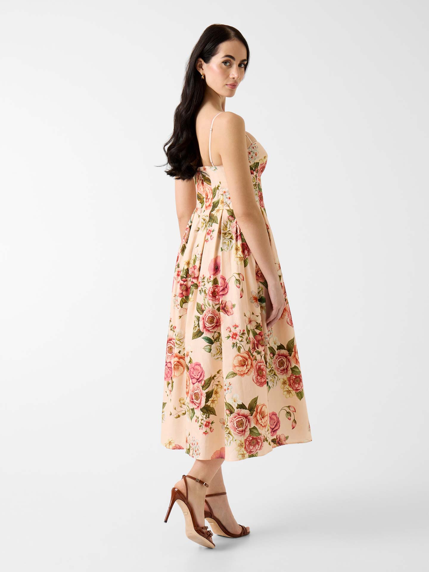Vestido Midi Floral Bria