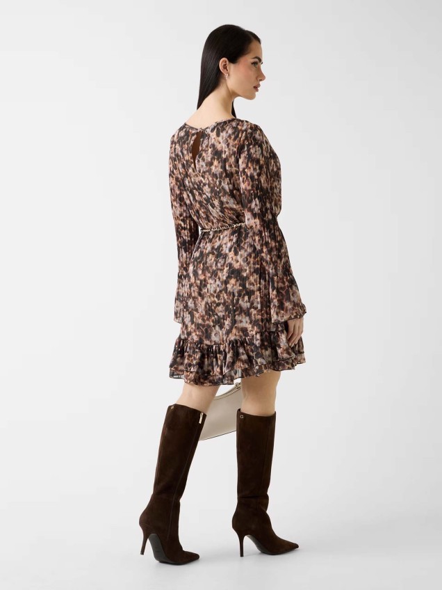 Vestido Curto Plissado Ilenia