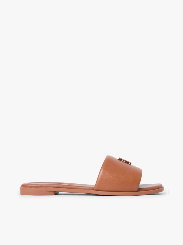 Mules Rasos em Pele