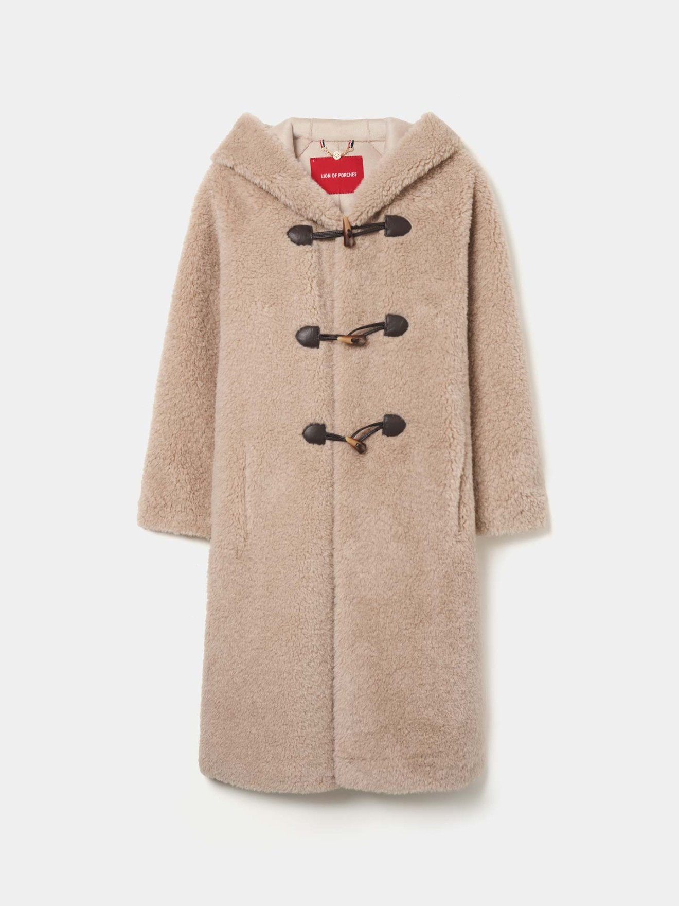 Casaco Comprido de Pelo com Capuz