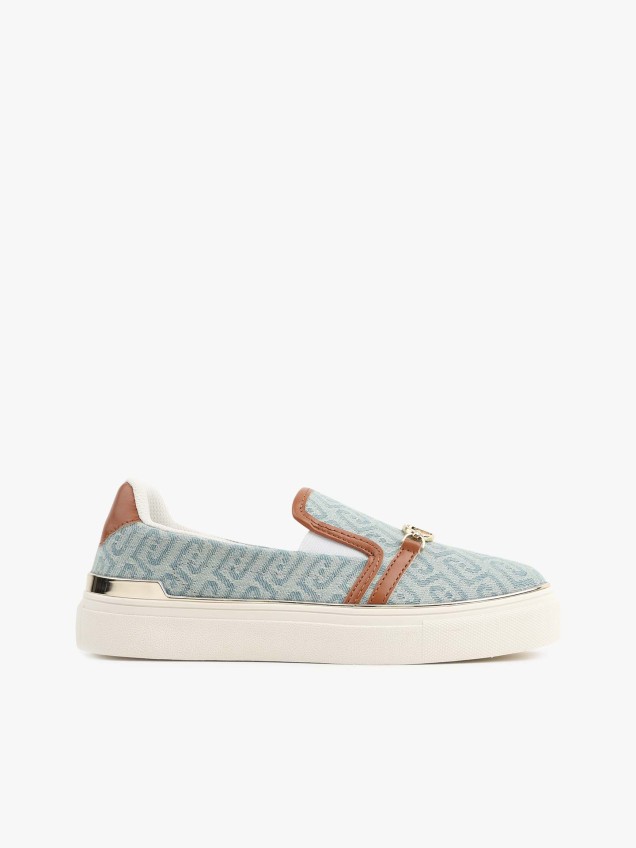 Sapatos Slip-On de Plataforma