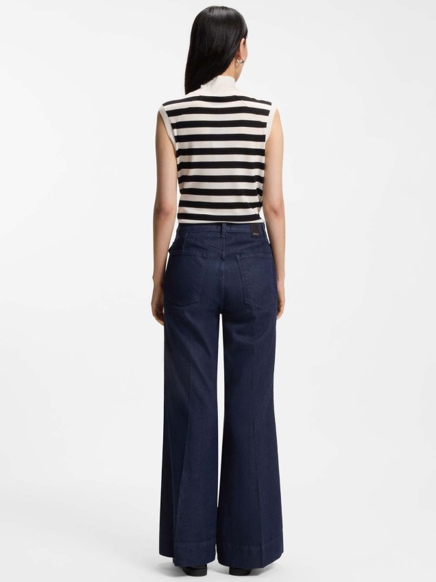 Calças de Ganga à Boca de Sino