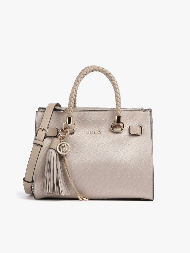 Mala de M�o com Padr�o Monograma