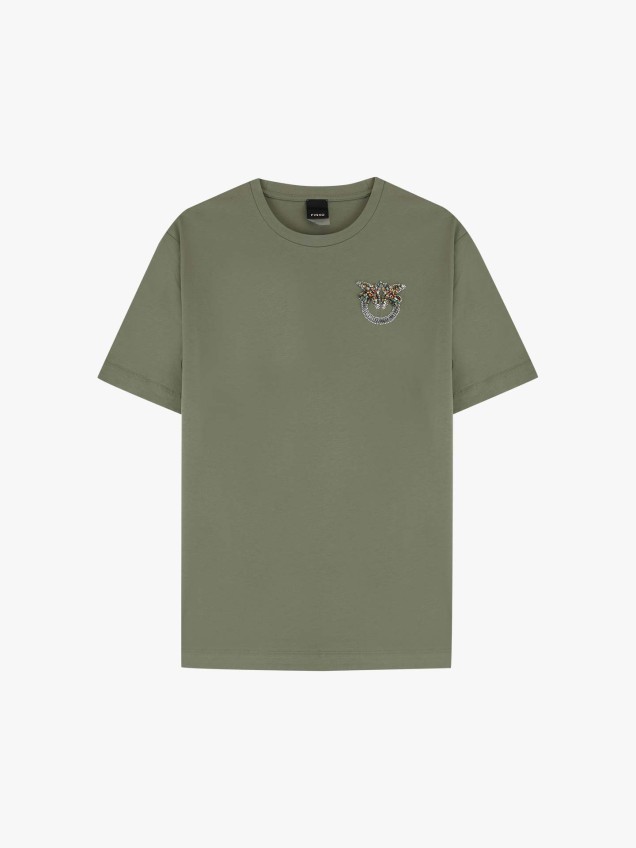 T-shirt com Logo de Pedraria