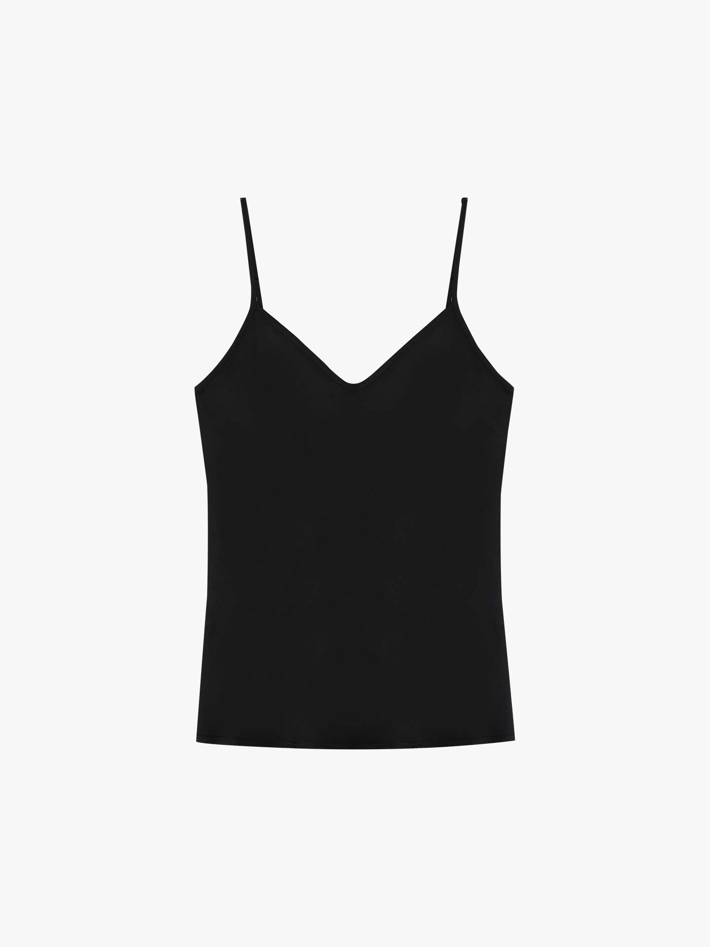 Top de Alças Finas e Decote em V