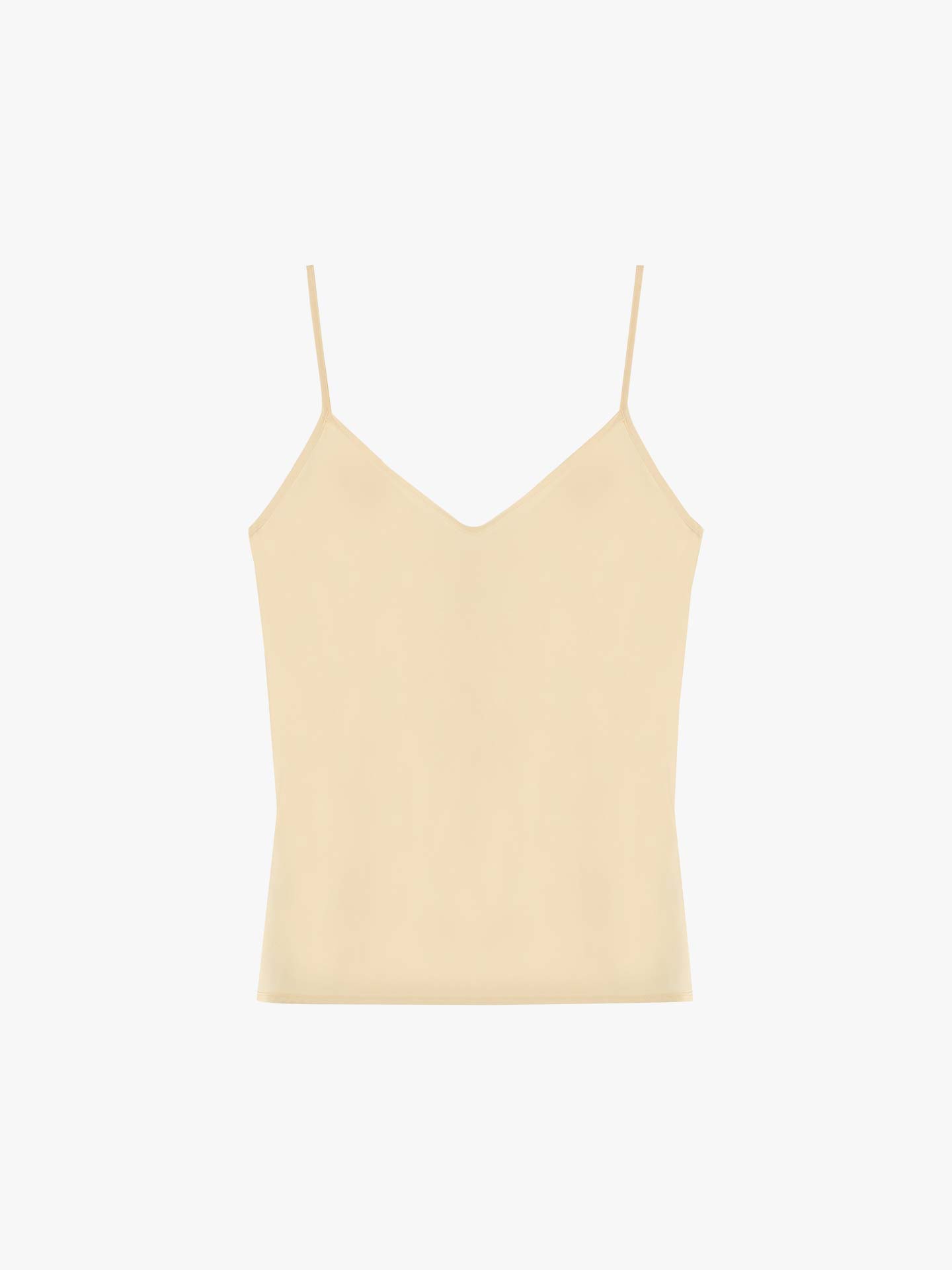 Top de Alças Finas e Decote em V