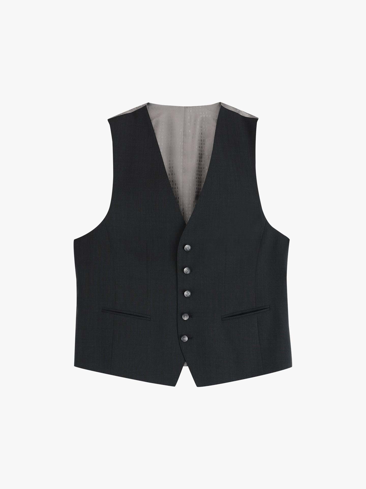 Fato Regular Fit em Lã