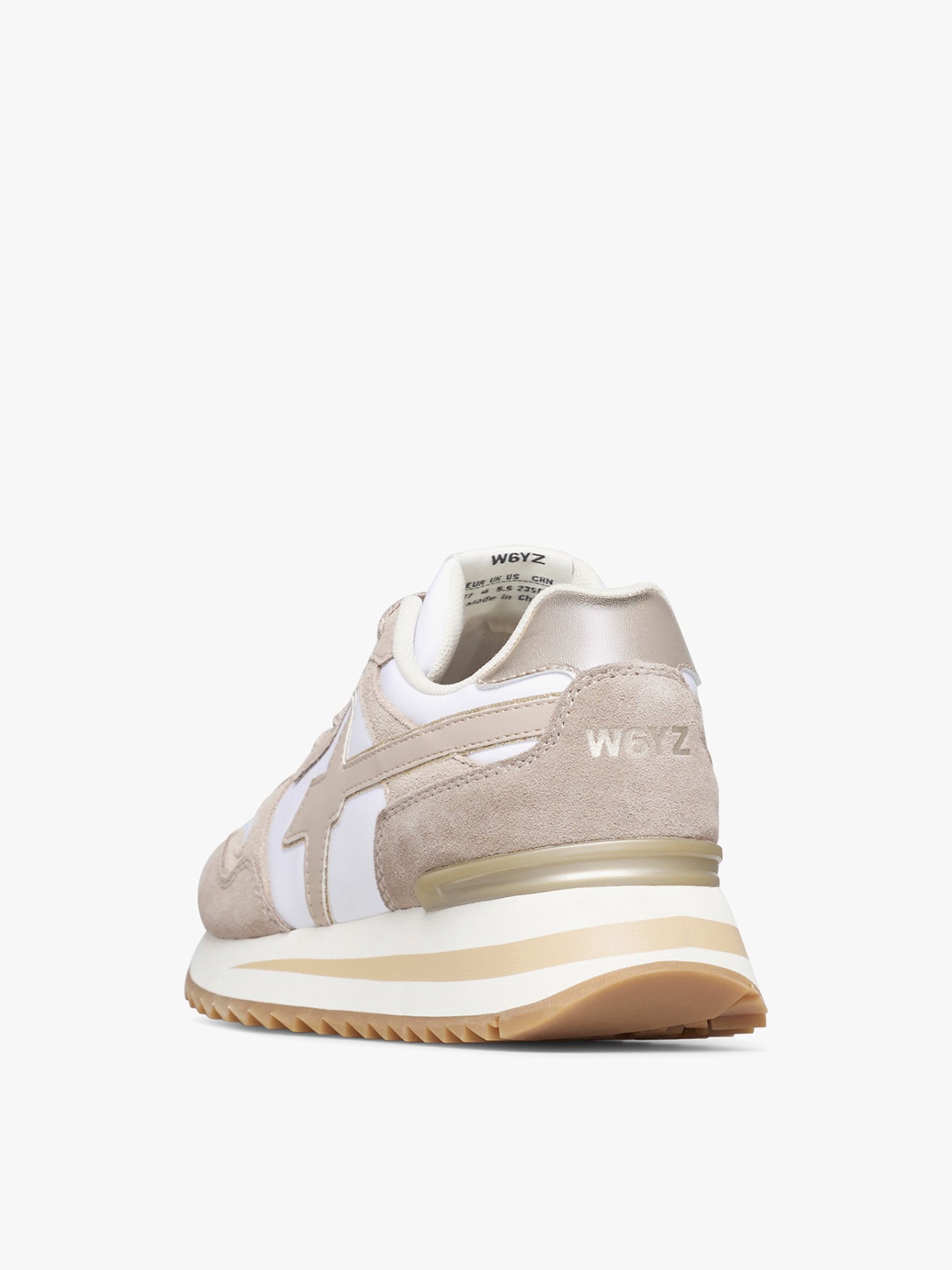 Sapatilhas W6YZ YAK-W em Tecido T�cnico e Camur�a com Sola Dentada