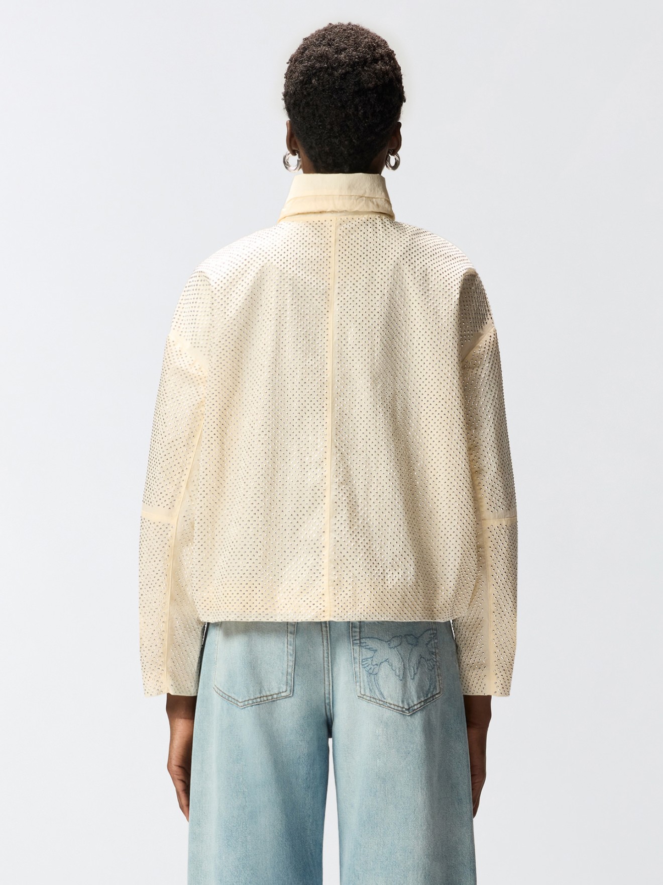 Blus�o com Aplica��es de Brilhantes Babette