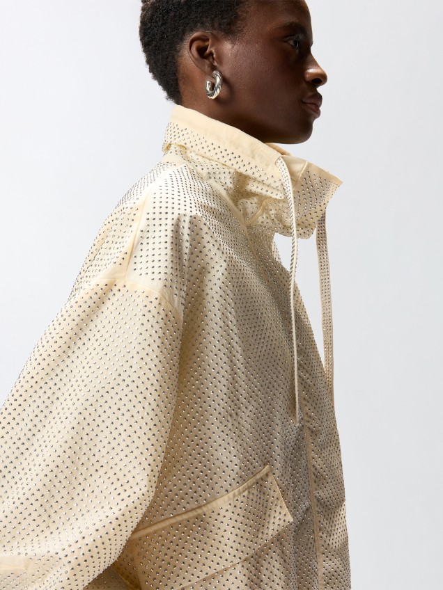 Blusão com Aplicações de Brilhantes Babette