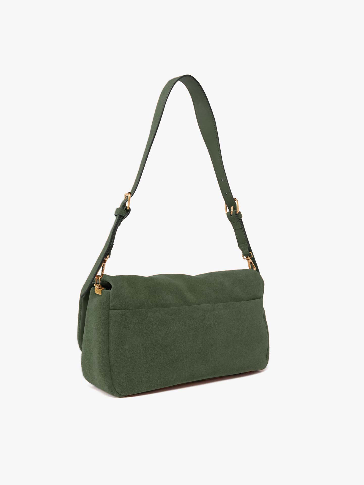 Mala de Ombro Pinko Click Soft em Pele