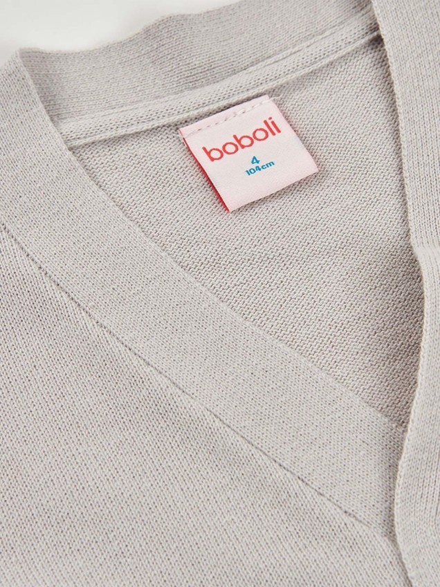 Casaco de Malha de Algodão