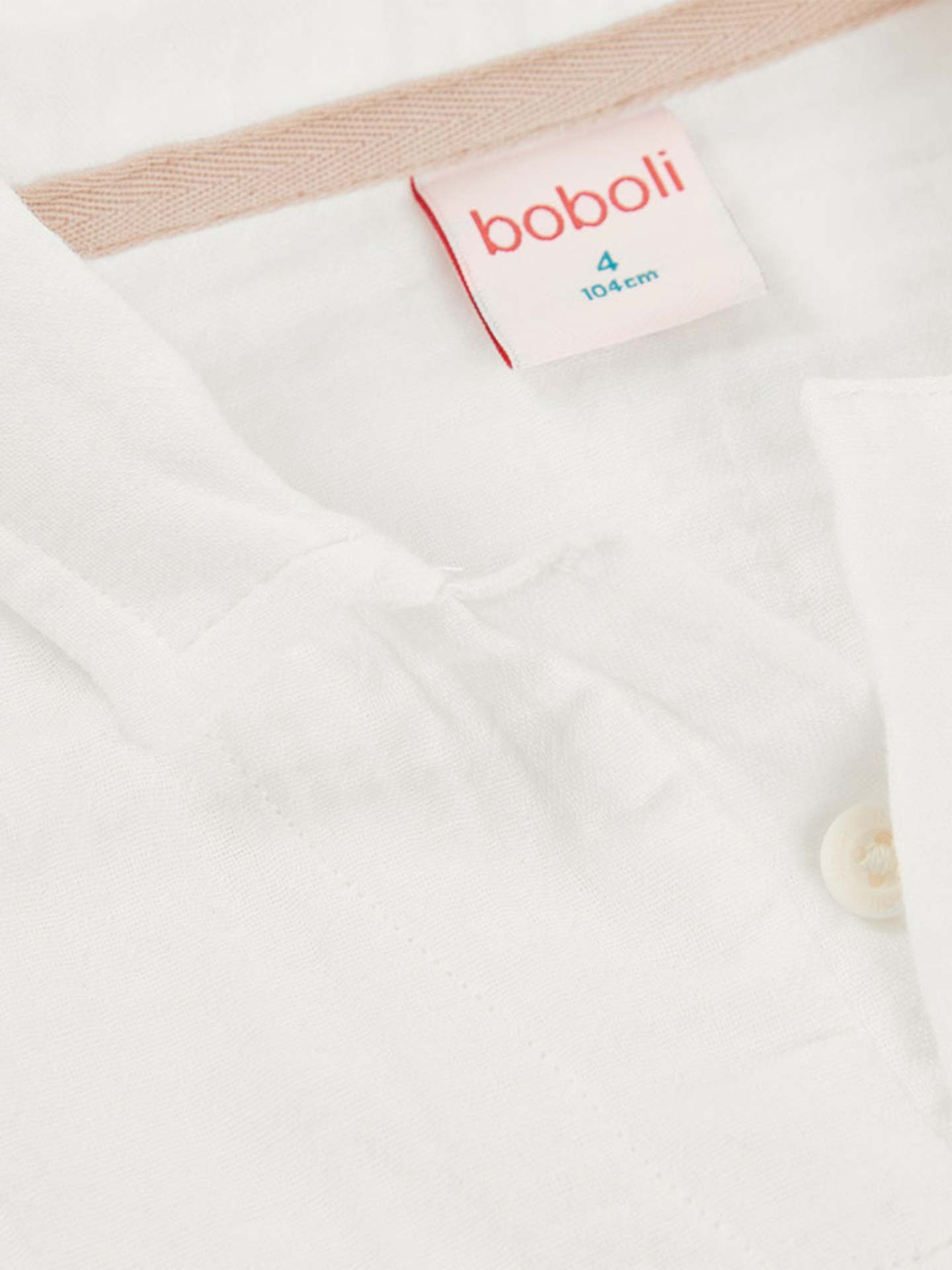 Polo de Manga Curta com Textura