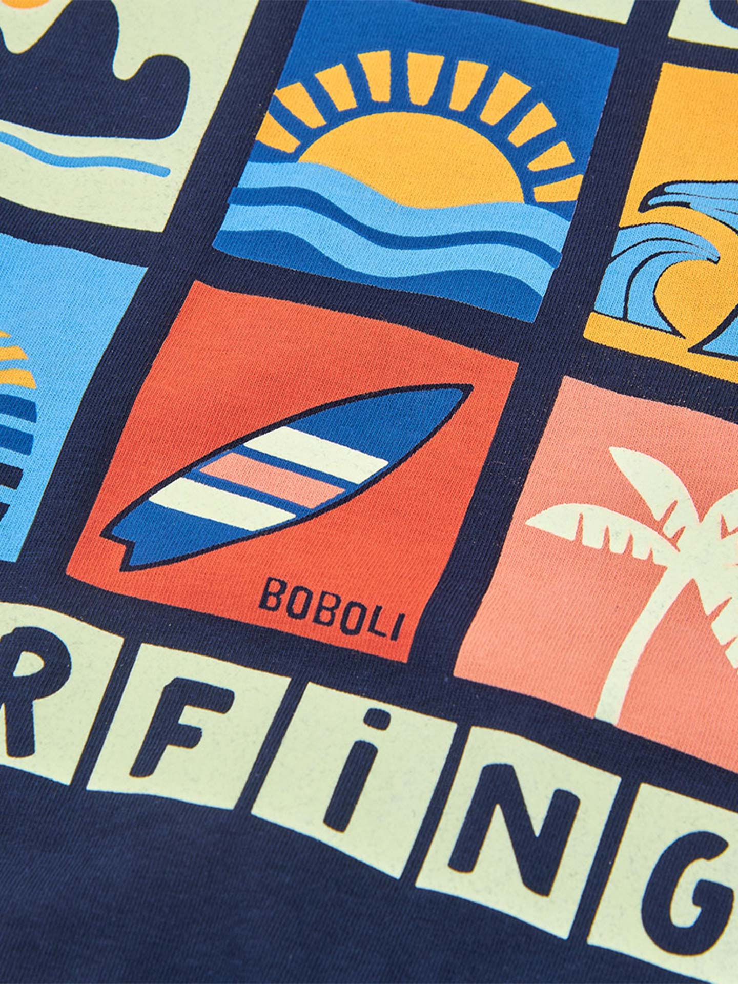 T-shirt com Estampado Surf