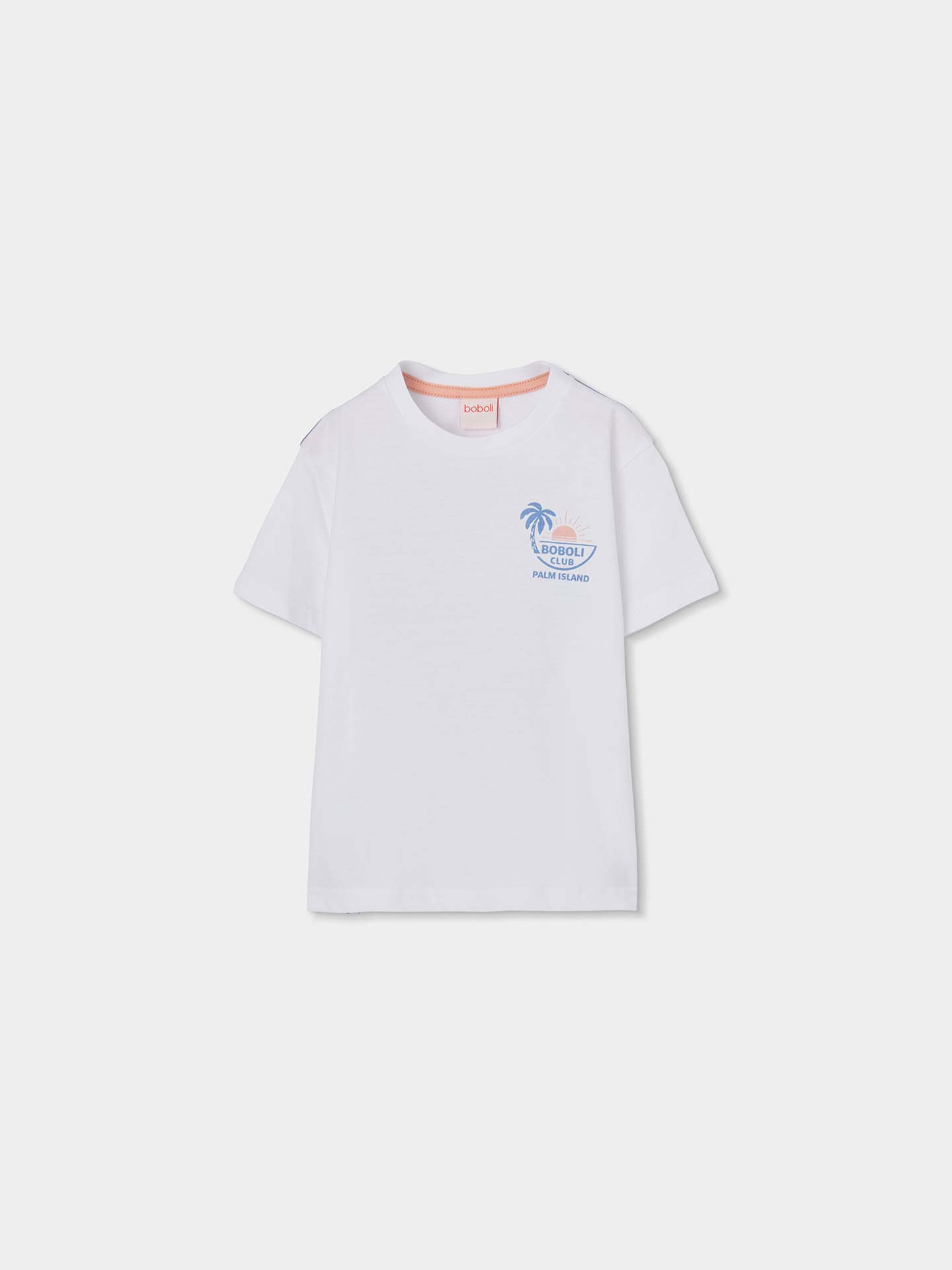 T-shirt de Algodão Estampada