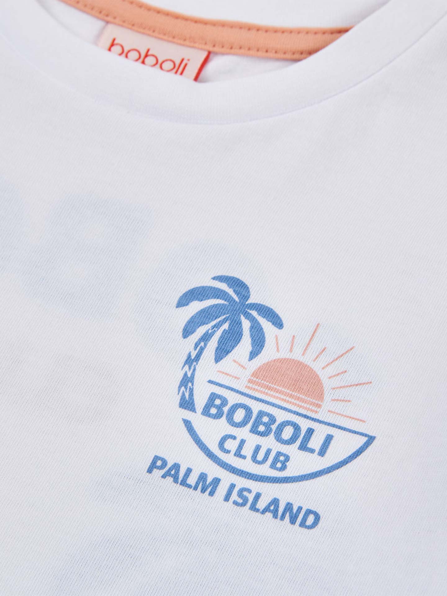 T-shirt de Algodão Estampada