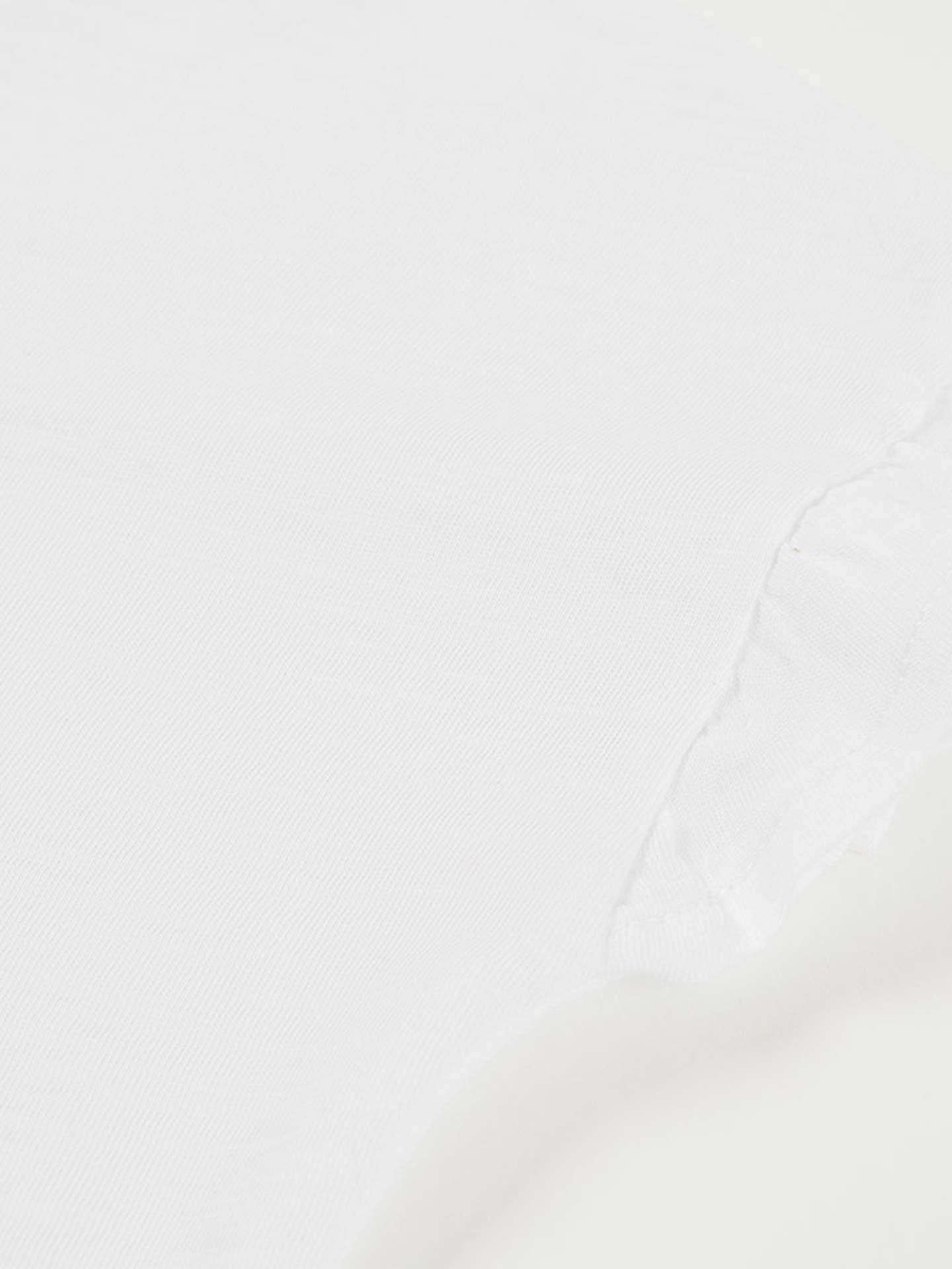 T-shirt com Estampado e Manga de Folhos