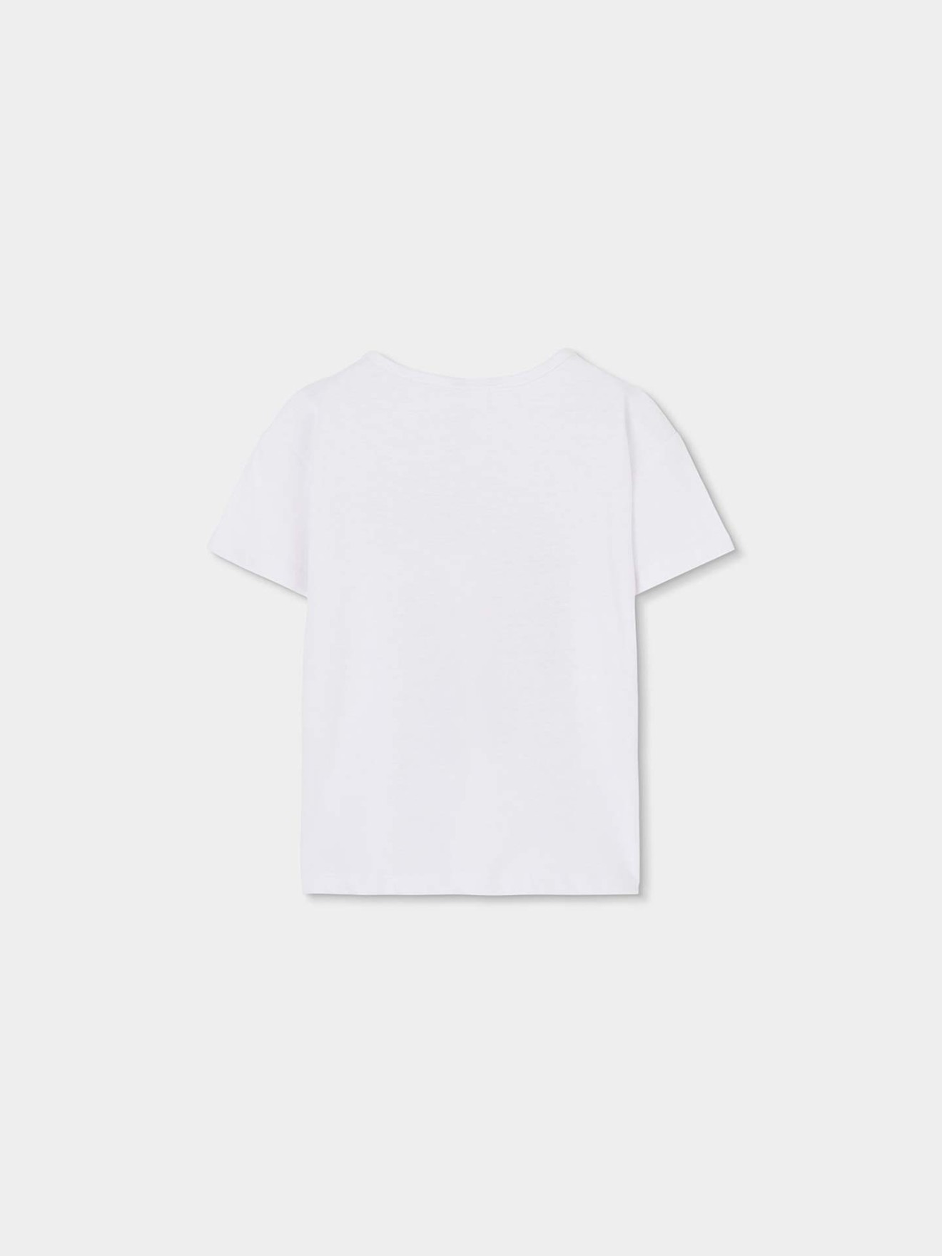 T-shirt de Algod�o Estampada