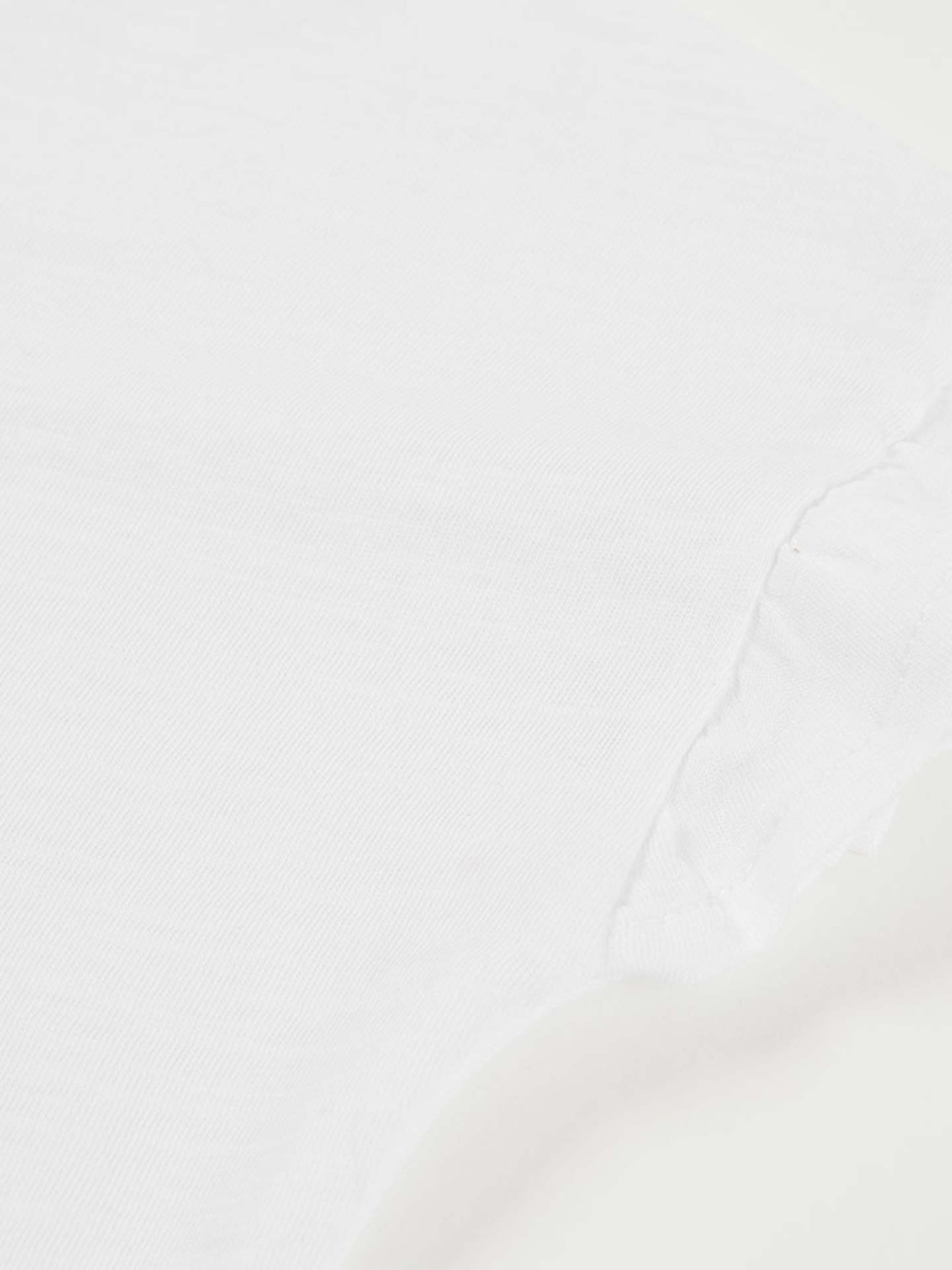 T-shirt com Estampado e Manga de Folhos