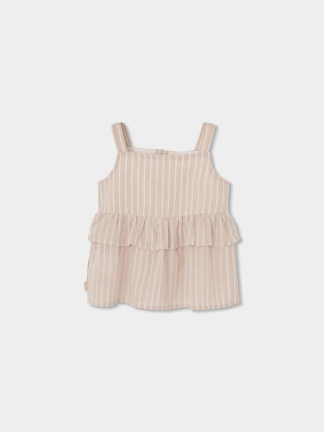 Top de Al�as com Folhos