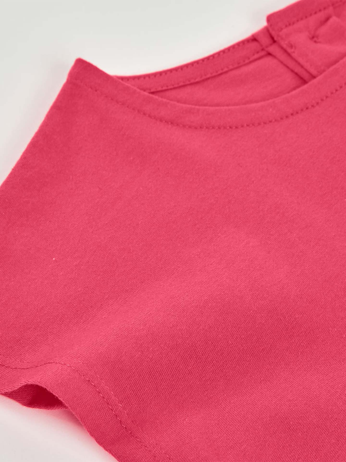 Blusa Combinada com Bainha Bordada