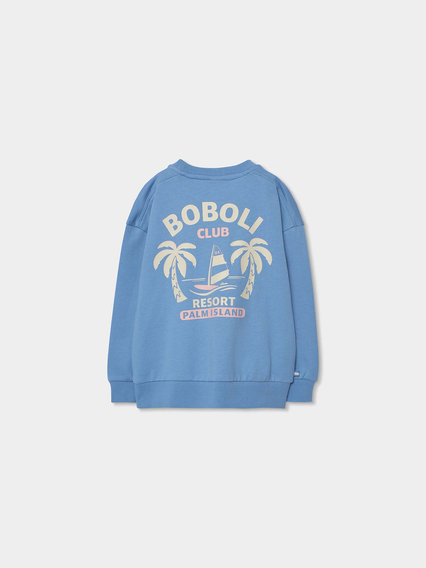 Sweatshirt com Estampado Tropical