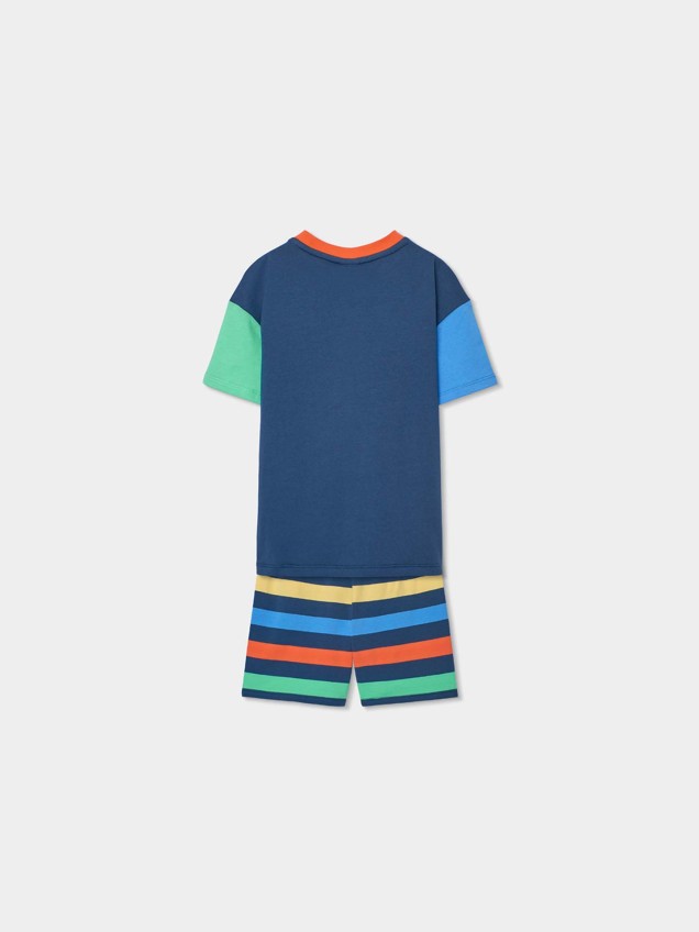 Pijama de Manga Curta e Calções