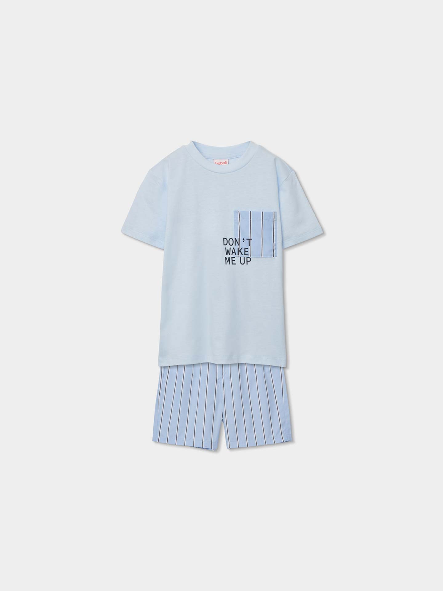 Pijama de Manga Curta e Calções