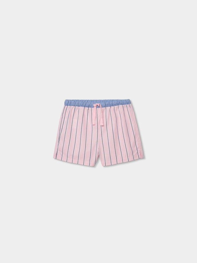 Pijama de Manga Curta e Calções