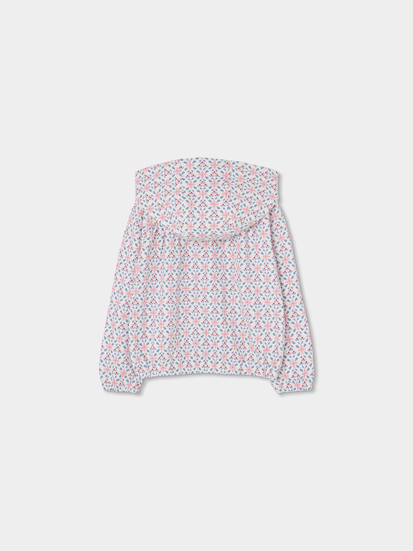 Casaco Estampado com Capuz Remov�vel