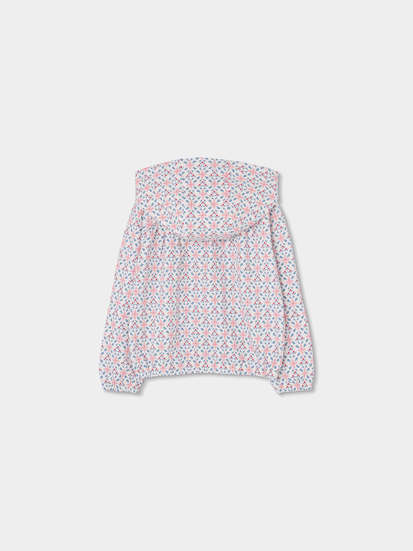 Casaco Estampado com Capuz Removível