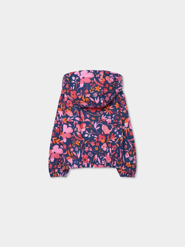 Casaco Estampado com Capuz