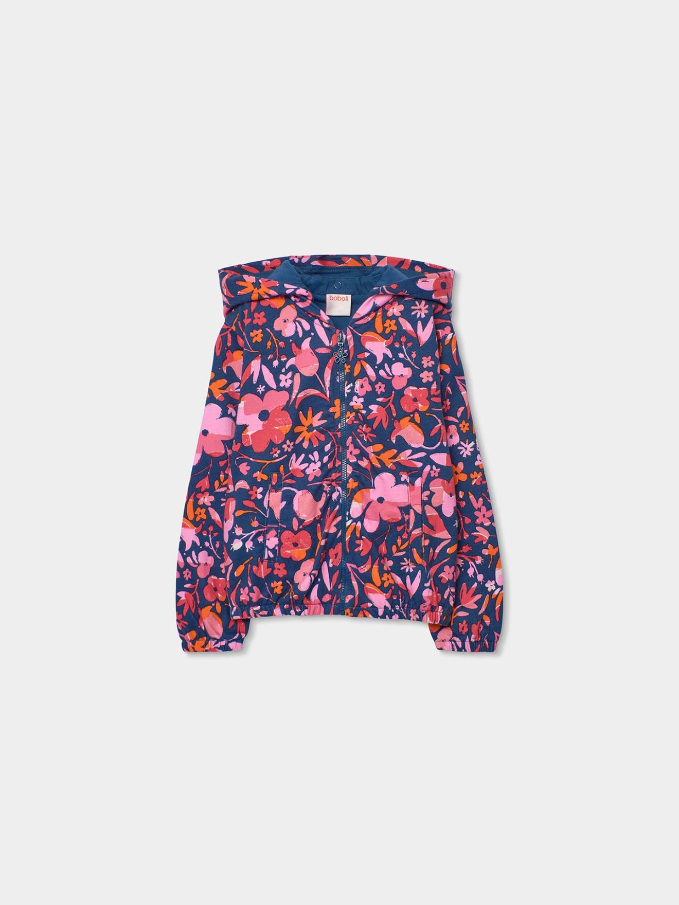 Casaco Estampado com Capuz