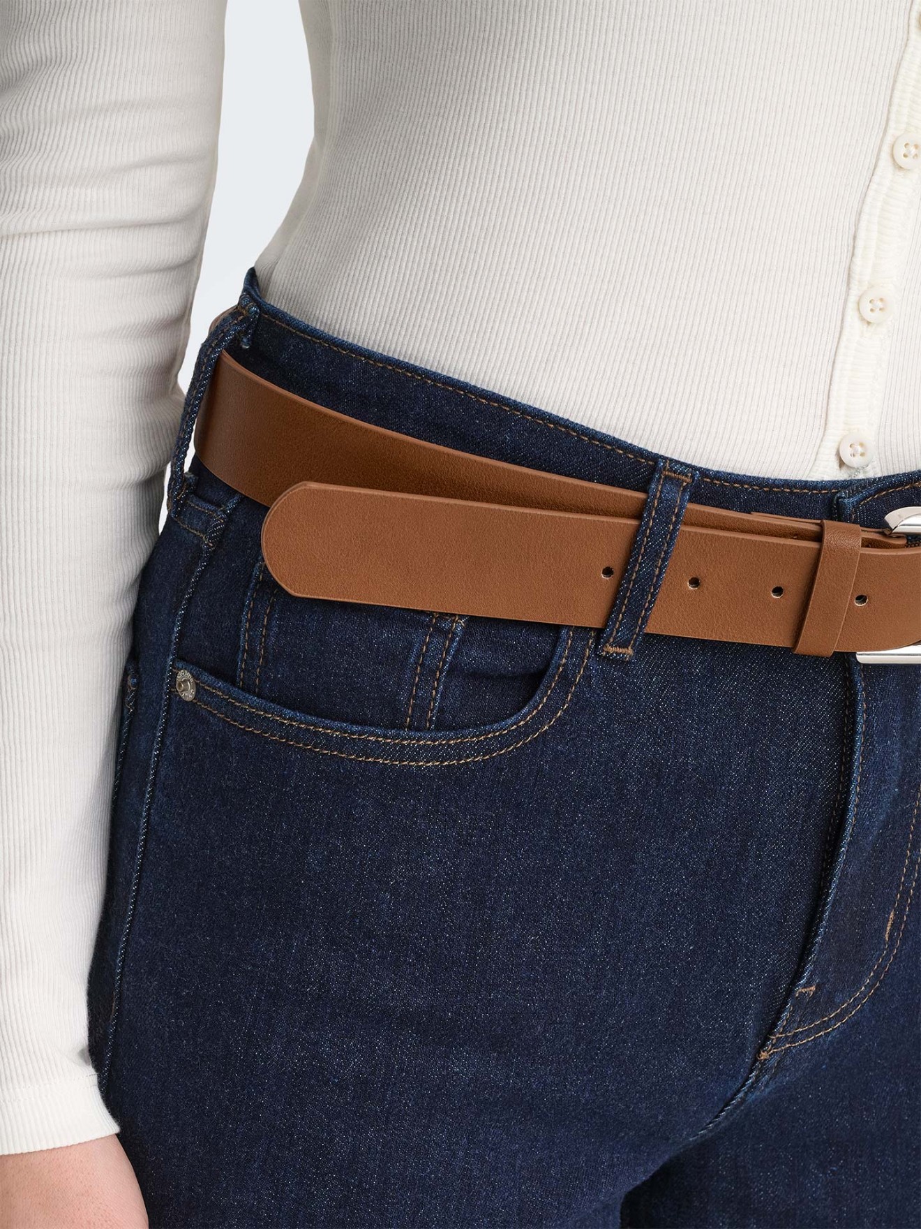 Calças de Ganga de Perna Larga