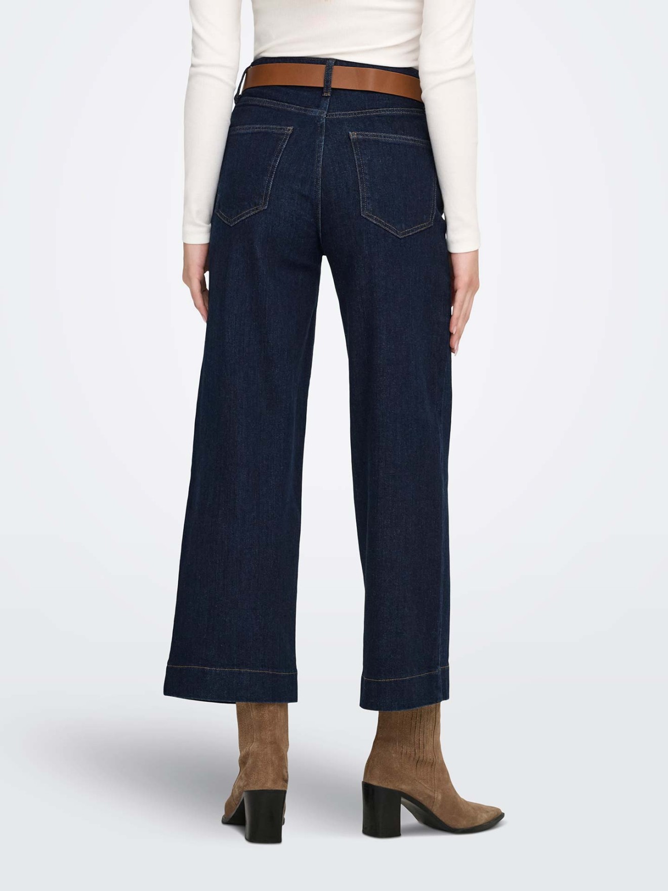 Calças de Ganga de Perna Larga