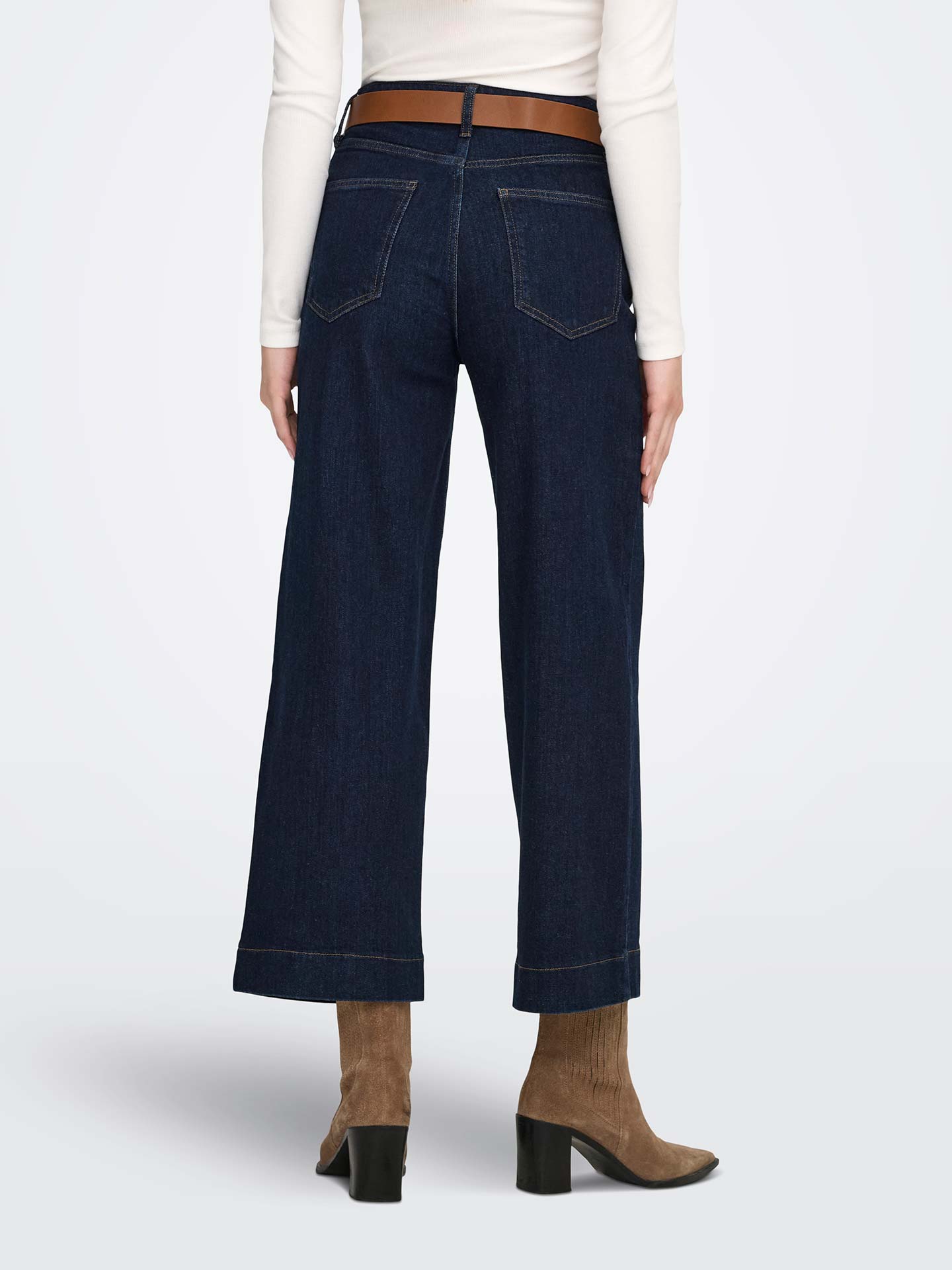 Calças de Ganga de Perna Larga