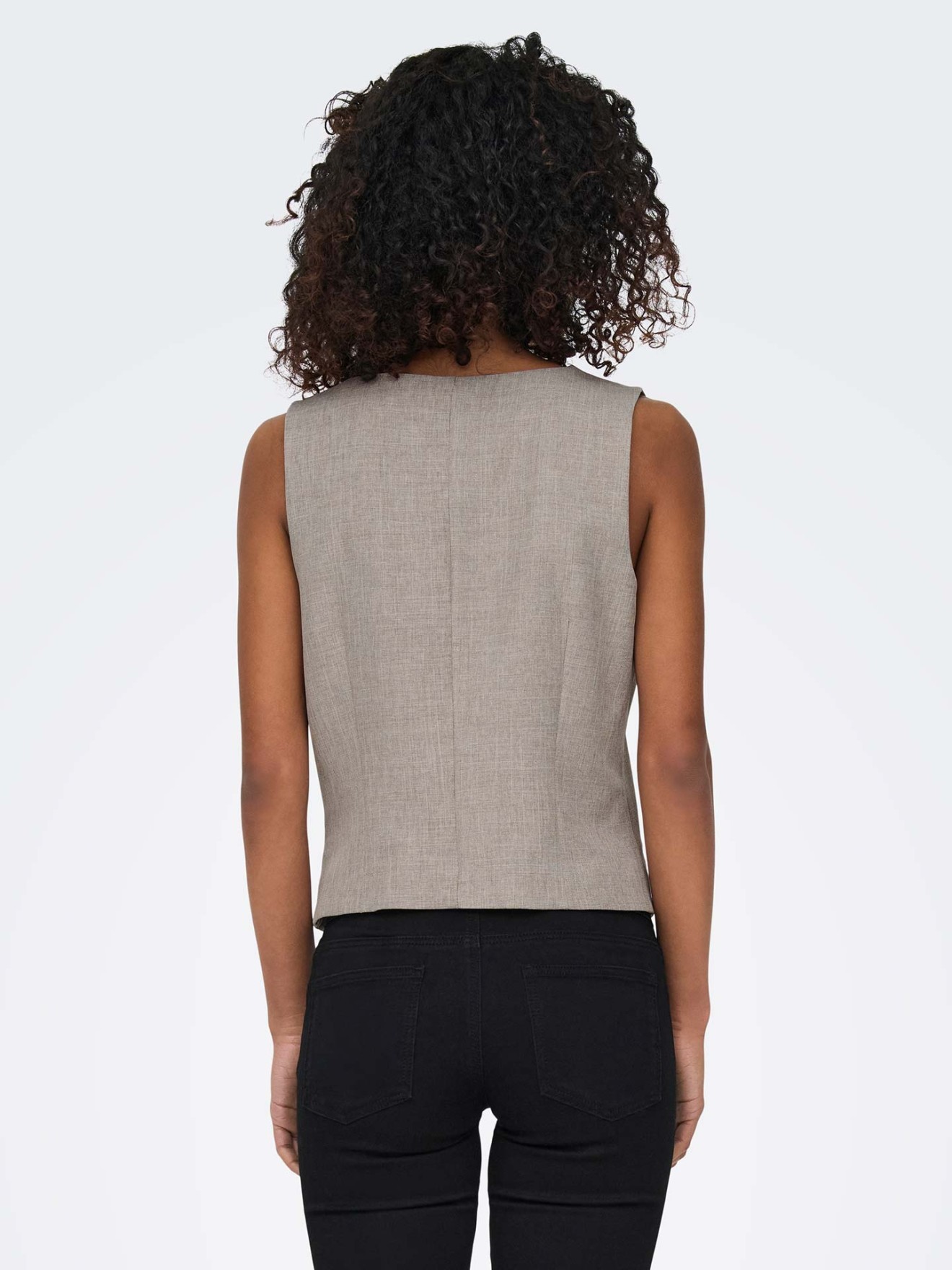 Colete de Alfaiataria com Decote em V