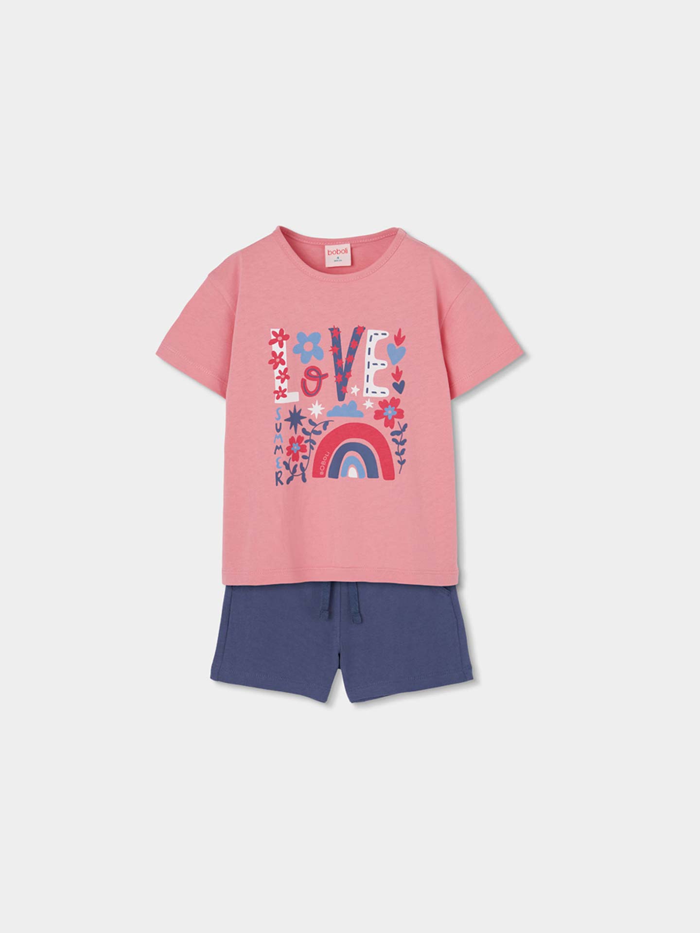 Conjunto de T-shirt e Calções