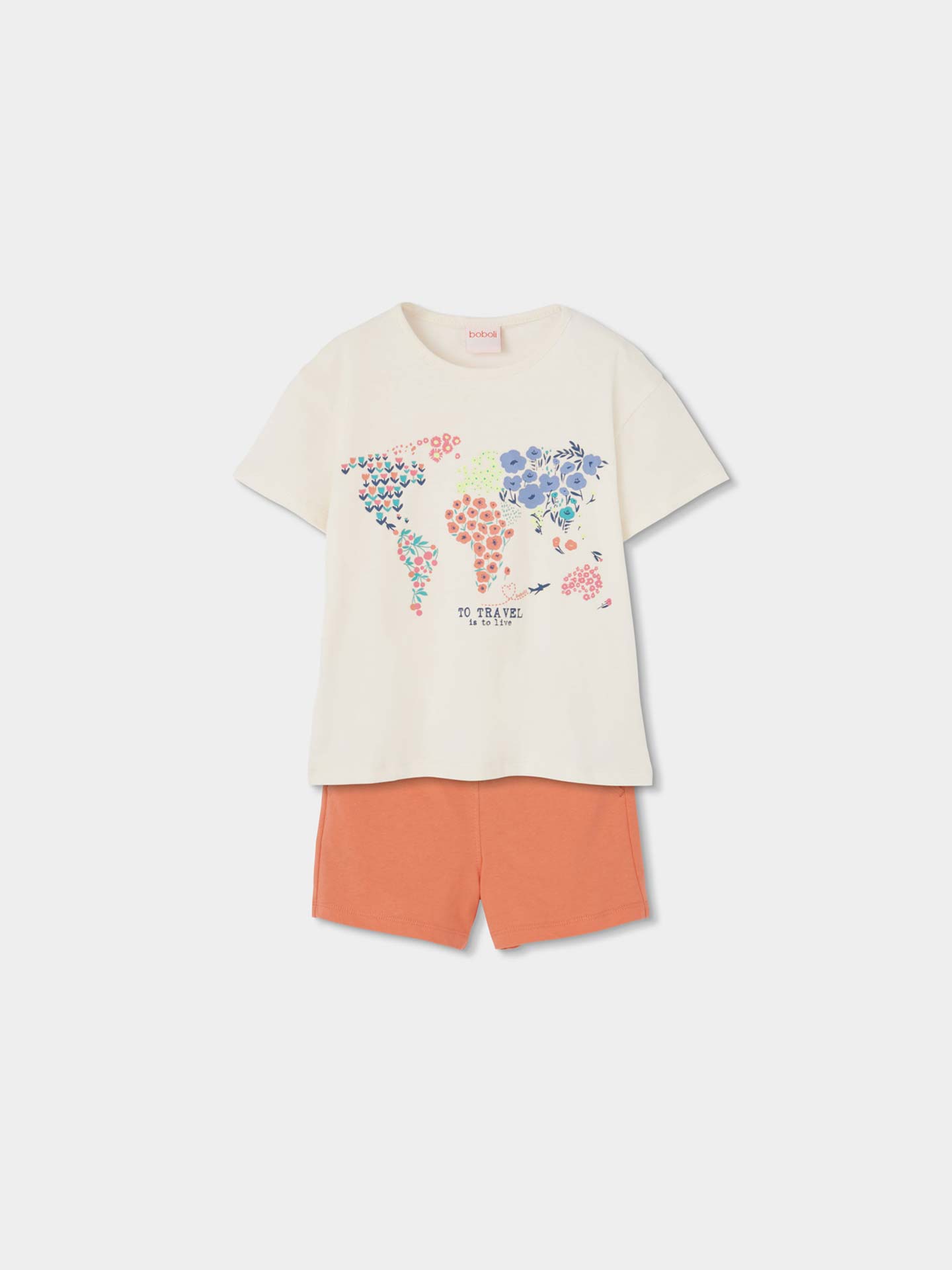 Conjunto de T-shirt e Calções