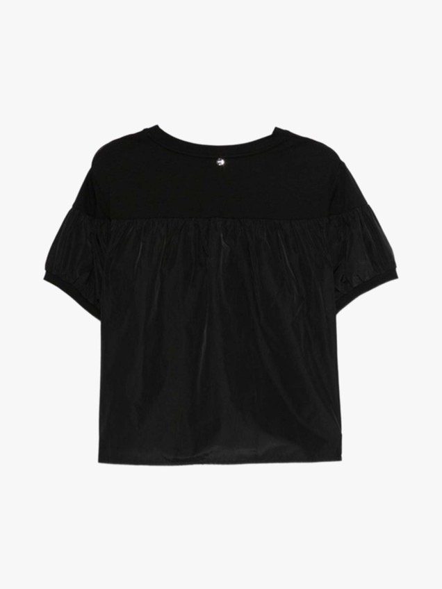 T-shirt com Mangas Balão