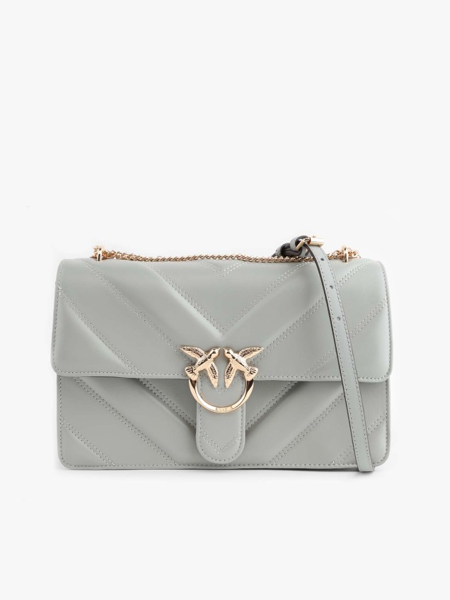 Mala de Tiracolo Love One Classic Trip em Pele