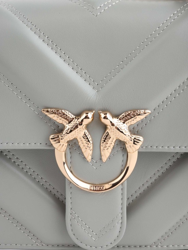 Mala de Tiracolo Love One Classic Trip em Pele