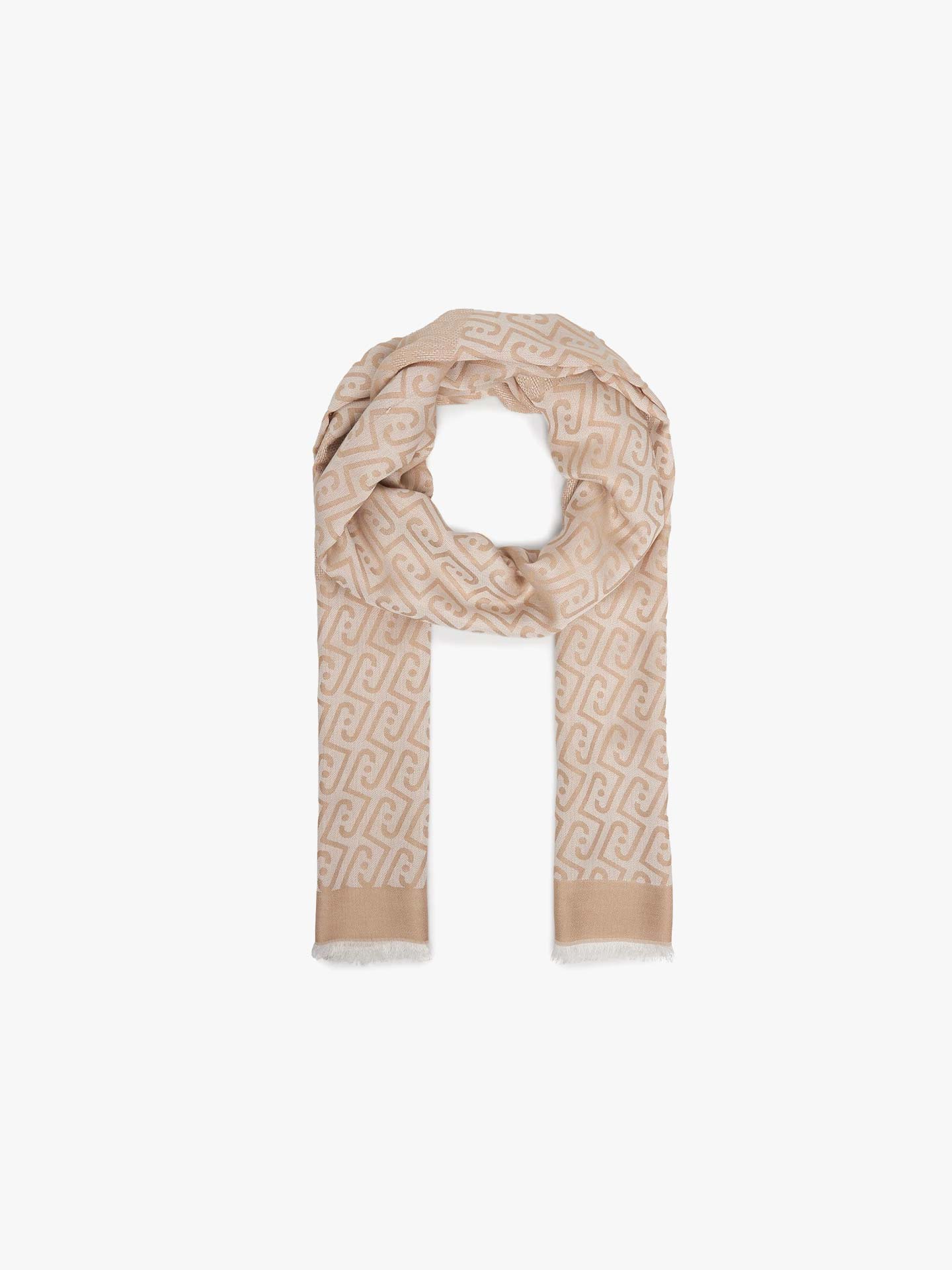 Echarpe com Padr�o Monograma