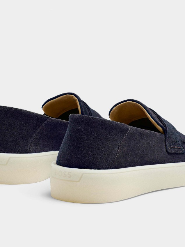 Mocassins BOSS em Camurça