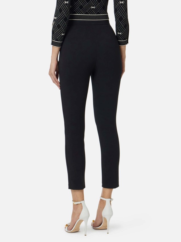 Calças Cropped Elásticas