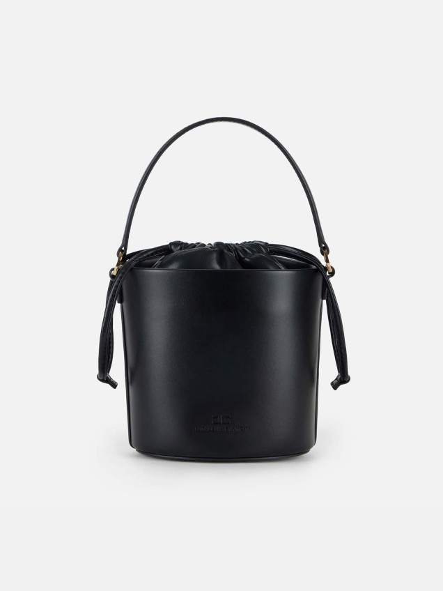Bucket Bag com Logótipo Metálico