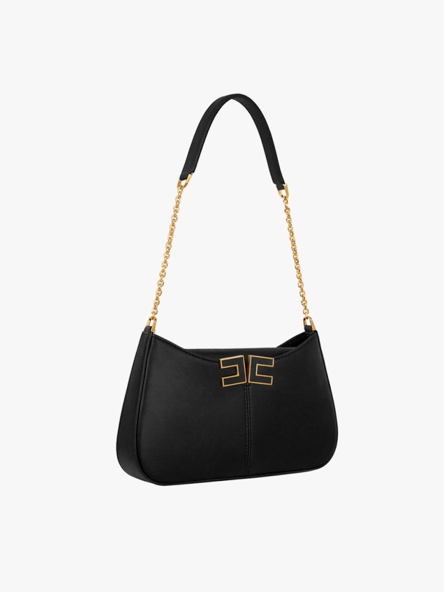 Mala de Ombro com Logótipo Metálico