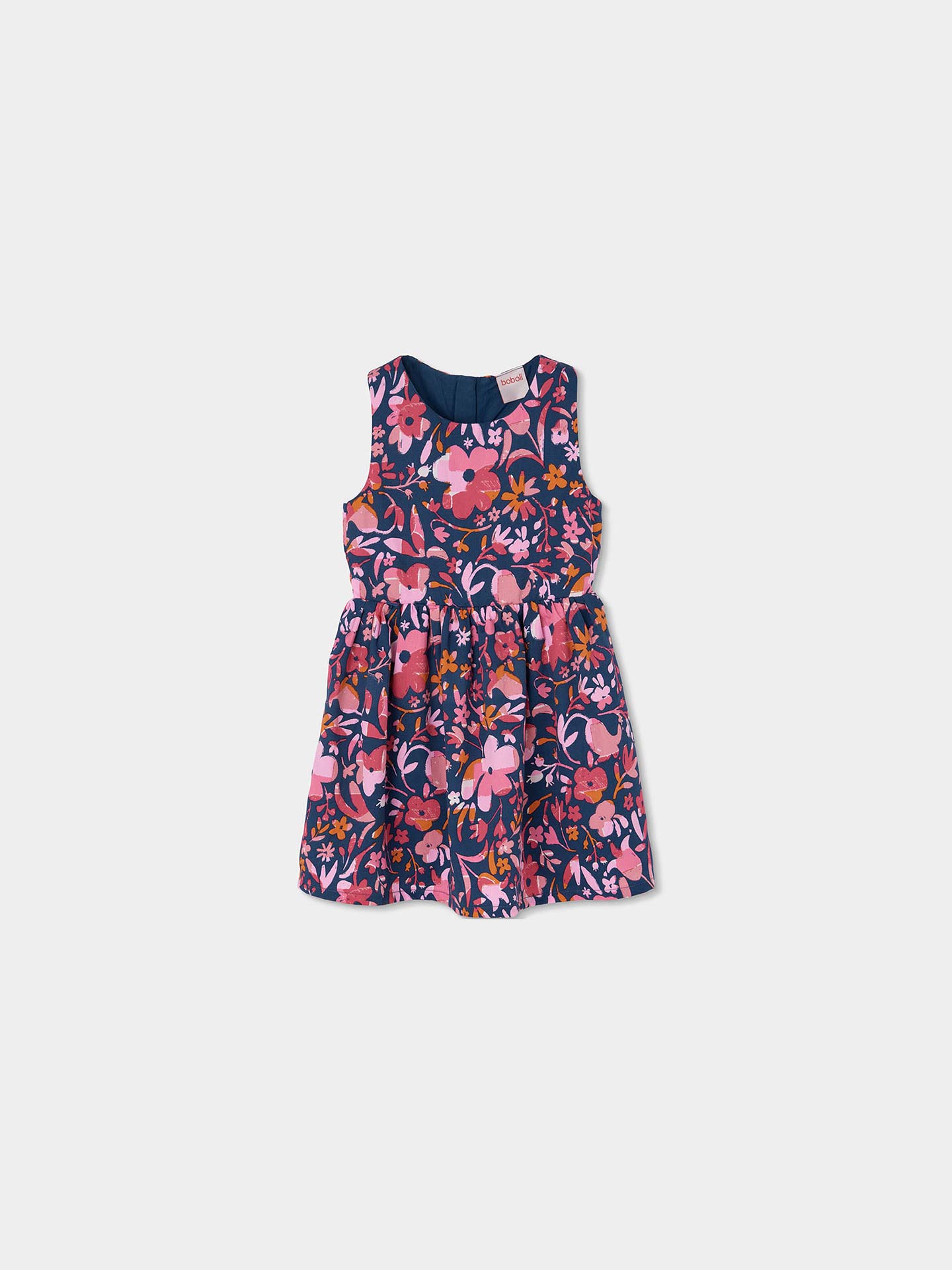 Vestido com Padrão Floral