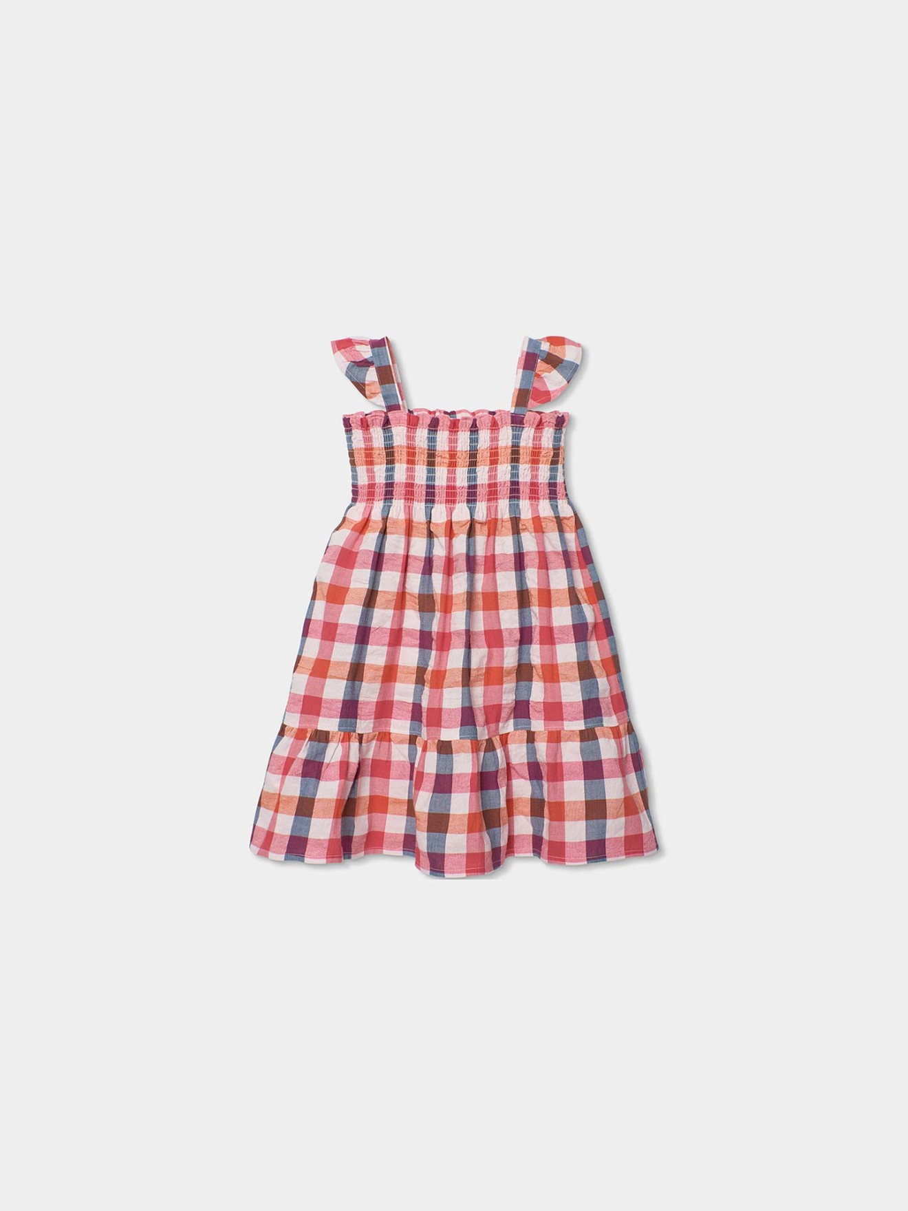 Vestido de Algodão aos Quadros